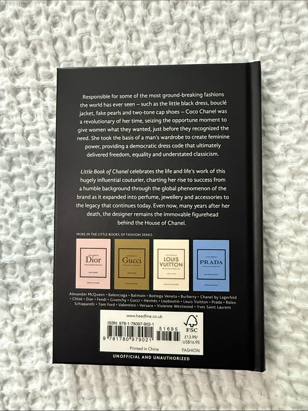 CHANEL Black Hardcover Decorative Book 📖